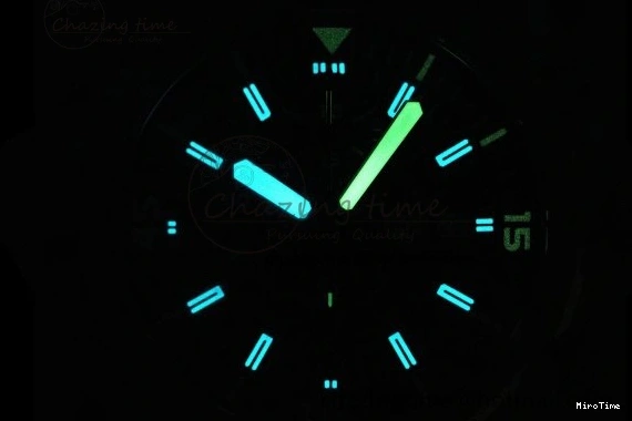 MIROTIME 0416 Attractive Aquatimer Chrono SS RSF 1:1 Best Edition Blue Dial on Blue Rubber Strap A 7056